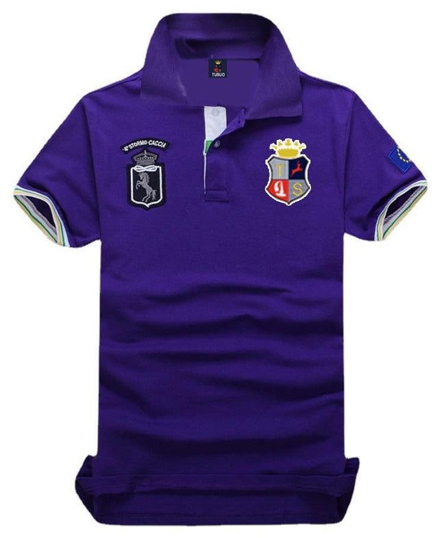 Factory direct 2021 summer large size cross-border cotton sports casual polo shirt men's short-sleeved hot new - Viva Vista Store