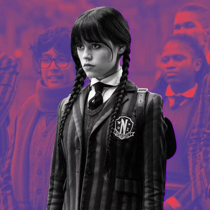 TV series Addams family Wednesday heroine suit school uniform - Viva Vista Store