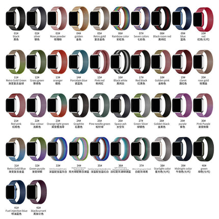 Suitable for apple iwatch8/7/6 Milanese magnetic suction smart watch metal strap Apple watch strap - Viva Vista Store