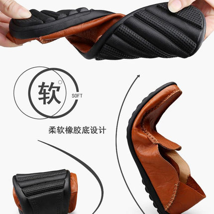 Men's shoes 2021 autumn new trend shoes men's Korean version of the fashion light peas shoes British shoes men - Viva Vista Store