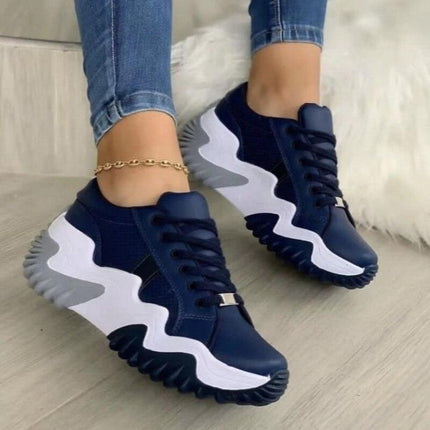 Breathable Vulcanized Women  Shoes Casual Platform Sneakers - Viva Vista Store