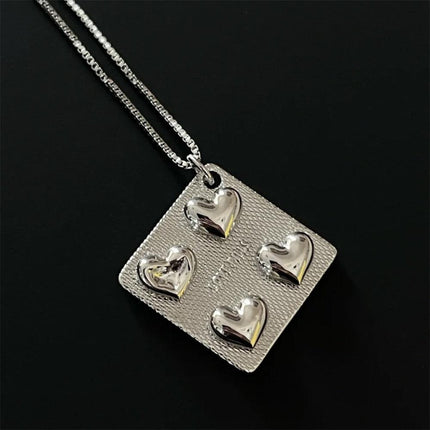 Silver Love 'Pills' Pendant Necklace - Viva Vista Store
