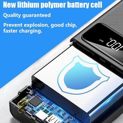 50000mah Power Bank Pd 3.0 Quick Charge Powerbank Portable Exterbal Battery Charger for Iphone Xiaomi - Viva Vista Store