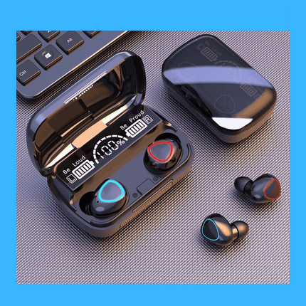 M10 Wireless Headphone Bluetooth Earphones Waterproof Earpieces Sport Earbuds For Huawei Iphone OPPO Xiaomi TWS Music Headset - Viva Vista Store